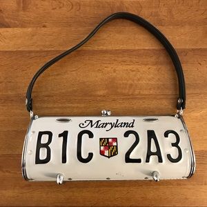 Little Earth Maryland License Plate Purse